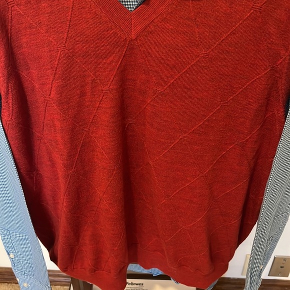 Fairway and green Italian in Merino golf vest lightweight. Perfection, luxurious - Picture 8 of 9